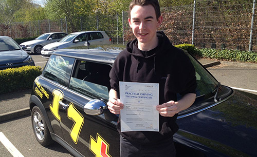 Passed learner using our driving lessons in Norwich